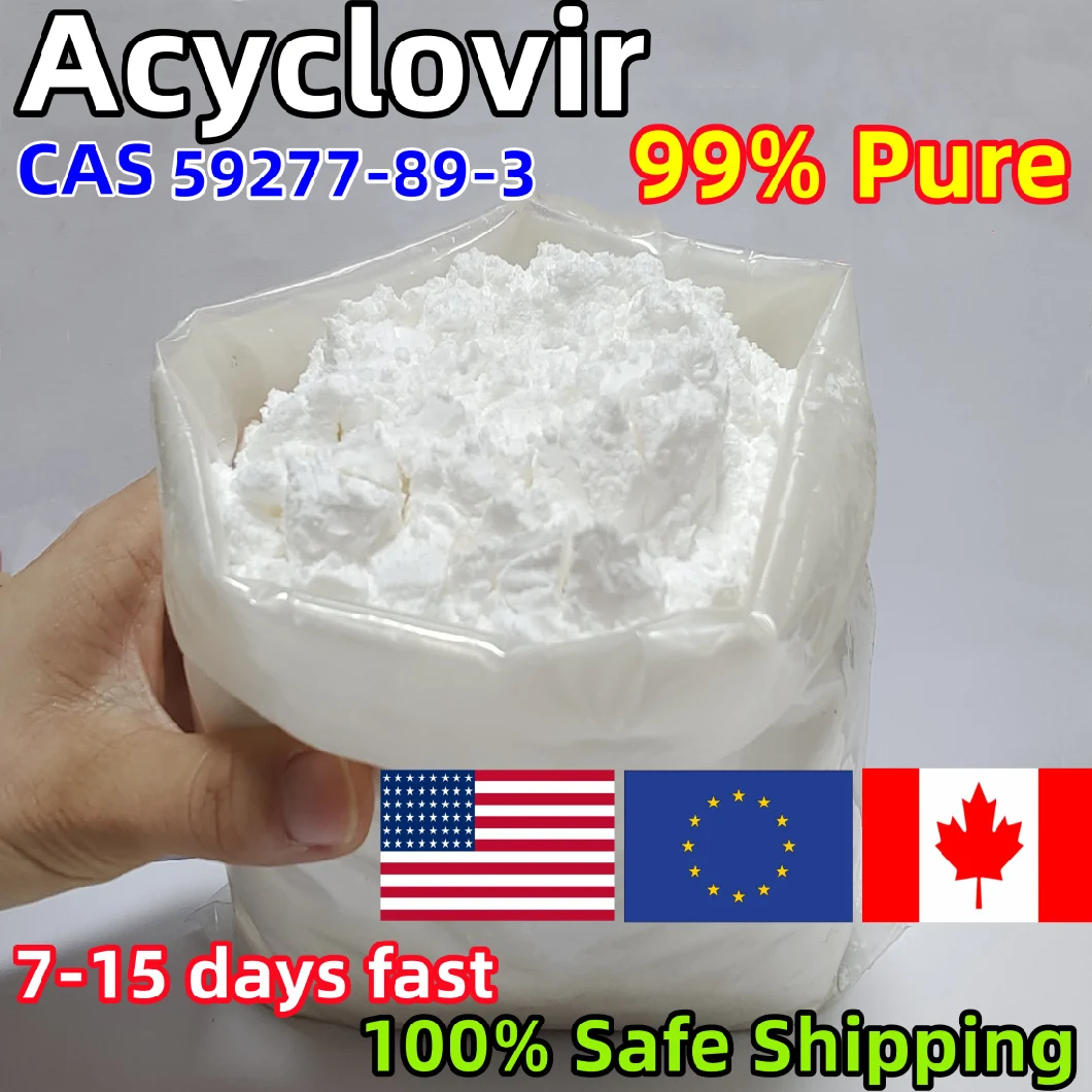 USA EU 100% Safe No Customs Issues, 99% Pure Acyclovir Powder Acielovir CAS 59277-89-3